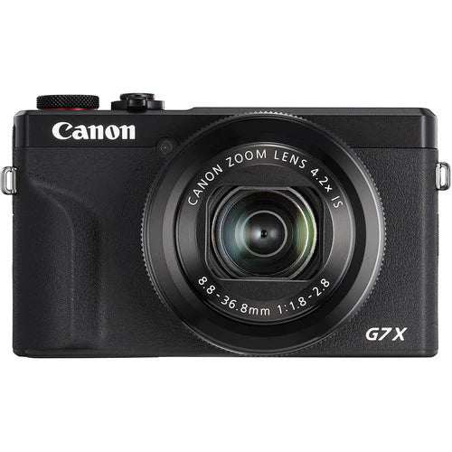 Canon PowerShot G7 X Mark III | 4K Vlogging Camera | 20.1MP | Wi-Fi Bluetooth | Black | Video Creator Kit
