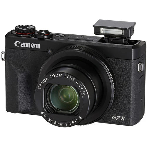 Canon PowerShot G7 X Mark III | 4K Vlogging Camera | 20.1MP | Wi-Fi Bluetooth | Black | Video Creator Kit