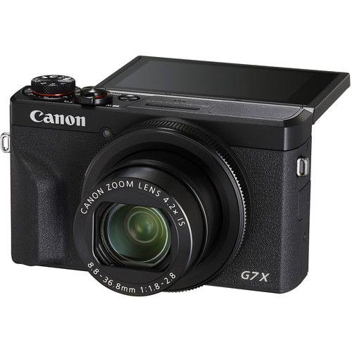 Canon PowerShot G7 X Mark III | 4K Vlogging Camera | 20.1MP | Wi-Fi Bluetooth | Black | Video Creator Kit